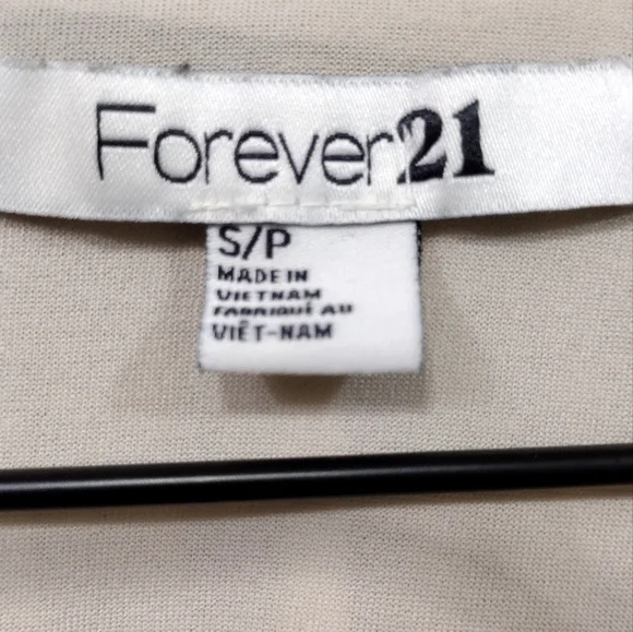 Forever 21 Peter Pan Collar Preppy Dress Women's S White Black Academy Babydoll - Picture 8 of 9